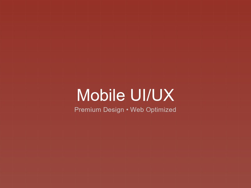 Mobile App UI/UX Design